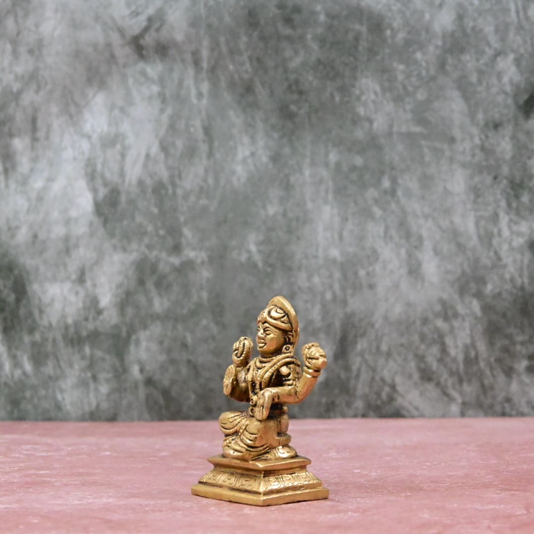 Brass Ambika Devi Small Size (3 Inch) Balambigai idol brass balambiga devi for pooja home decor goddess balambika statue
