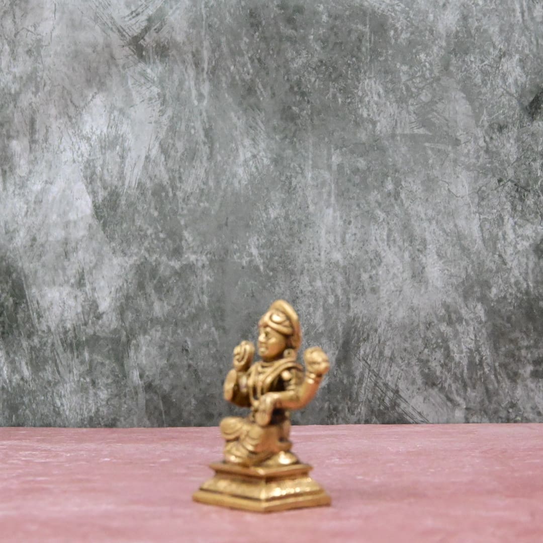 Brass Ambika Devi Small Size (3 Inch) Balambigai idol brass balambiga devi for pooja home decor goddess balambika statue