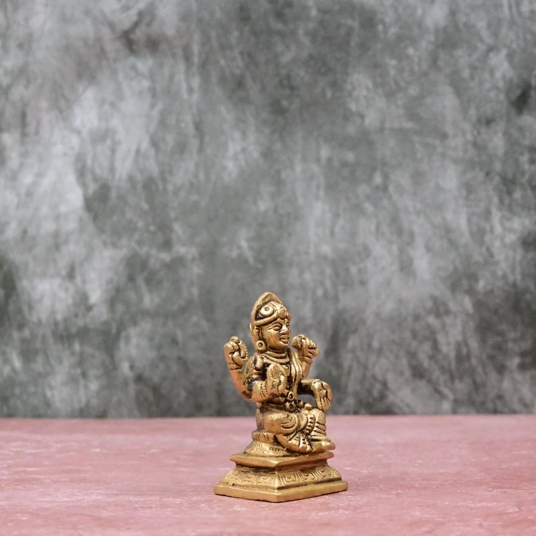 Brass Ambika Devi Small Size (3 Inch) Balambigai idol brass balambiga devi for pooja home decor goddess balambika statue