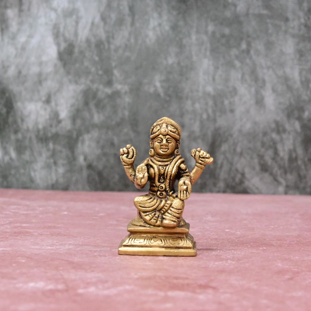 Brass Ambika Devi Small Size (3 Inch) Balambigai idol brass balambiga devi for pooja home decor goddess balambika statue
