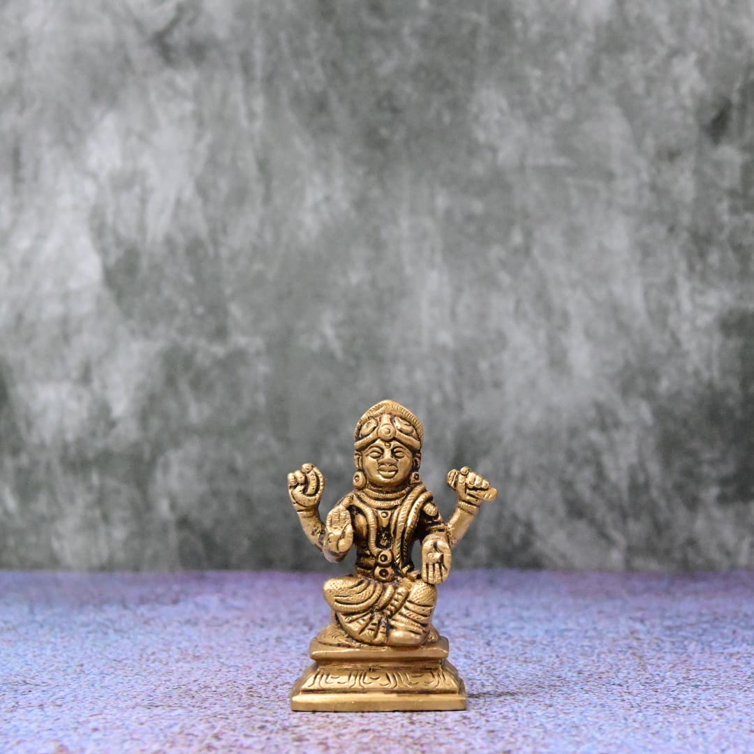Brass Ambika Devi Small Size (3 Inch) Balambigai idol brass balambiga devi for pooja home decor goddess balambika statue