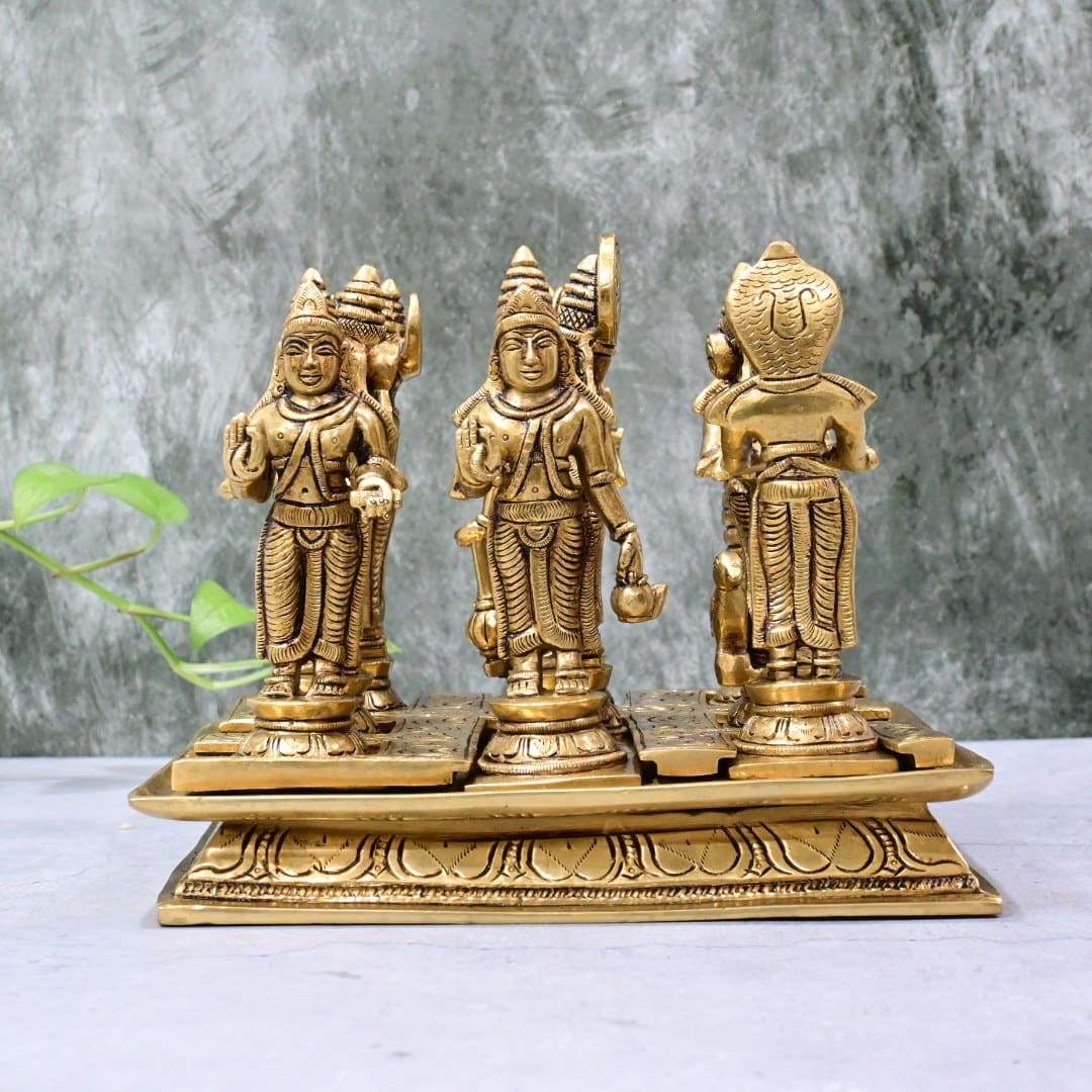 Navagraha brass idols set (6.6 Kg) Navagrah idols set made in brass with base