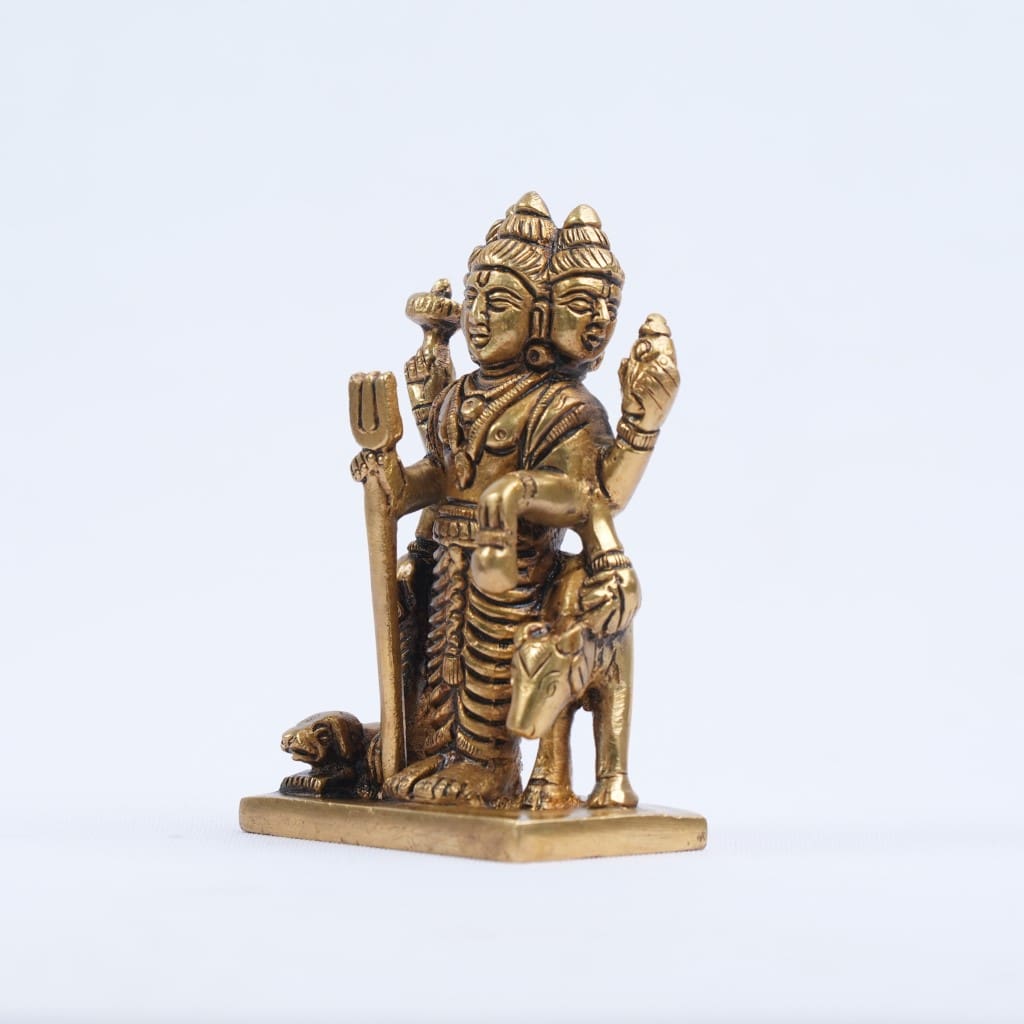 Dattatreya brass idol (4 Inch height) Datta murti brass for home decor puja room
