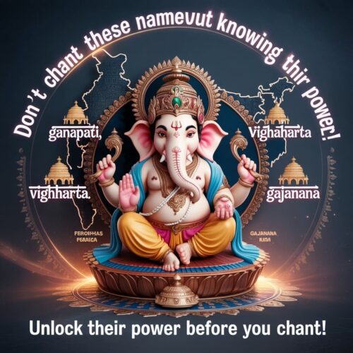 What are the 12 names of Ganesha? What is the 108 name of Lord Ganesha? How many Ganesh are there in India?
